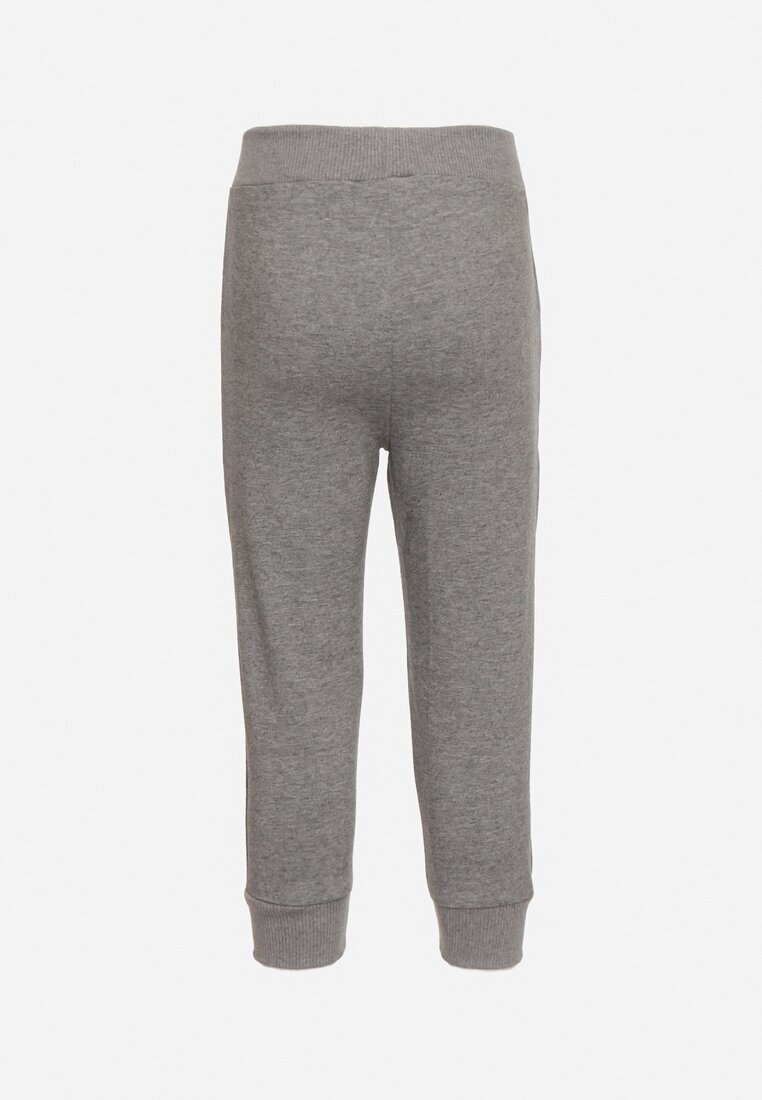  Pantaloni Gri de trening din bumbac și imprimeu de basm Tarisae