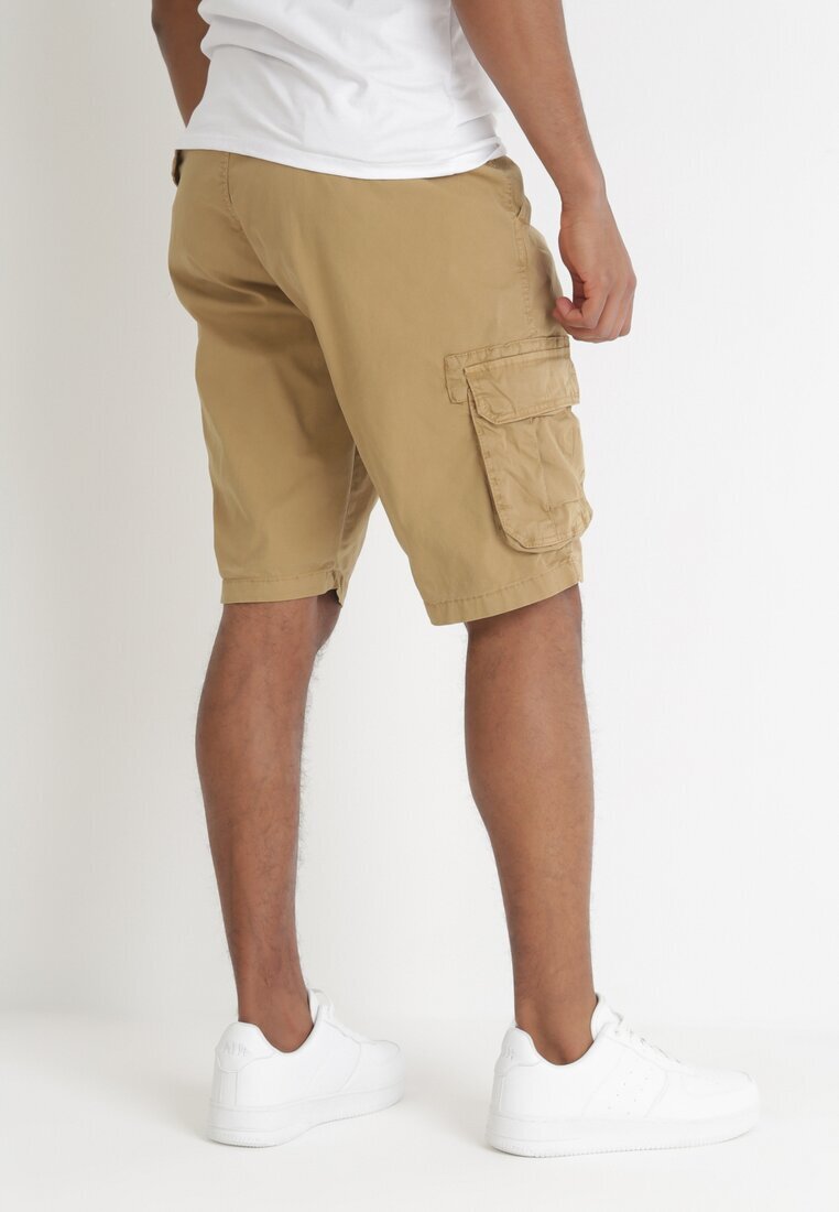  Pantaloni scurți din bumbac Cargo bej închis Valesha