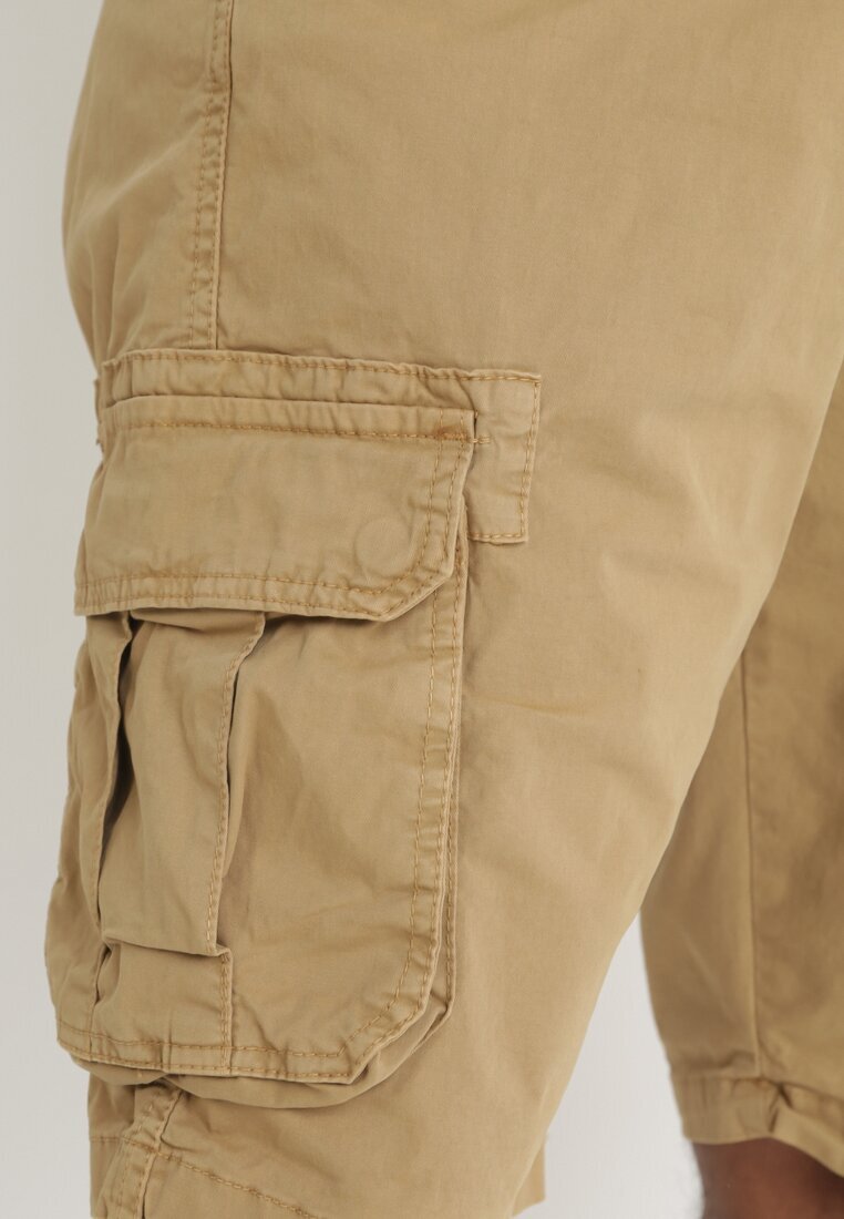 Pantaloni scurți din bumbac Cargo bej închis Valesha
