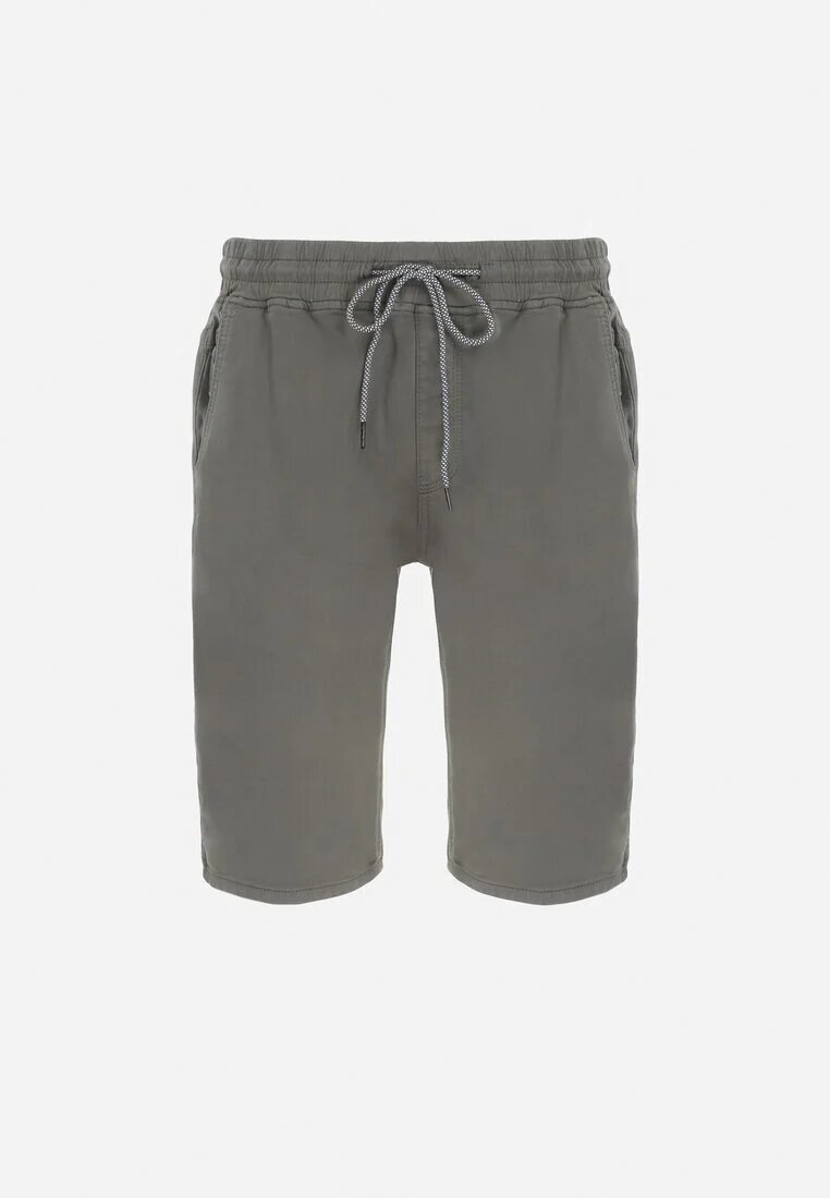  Pantaloni scurți Verde închis cu elastic în talie și cu manșete la picioare Feven