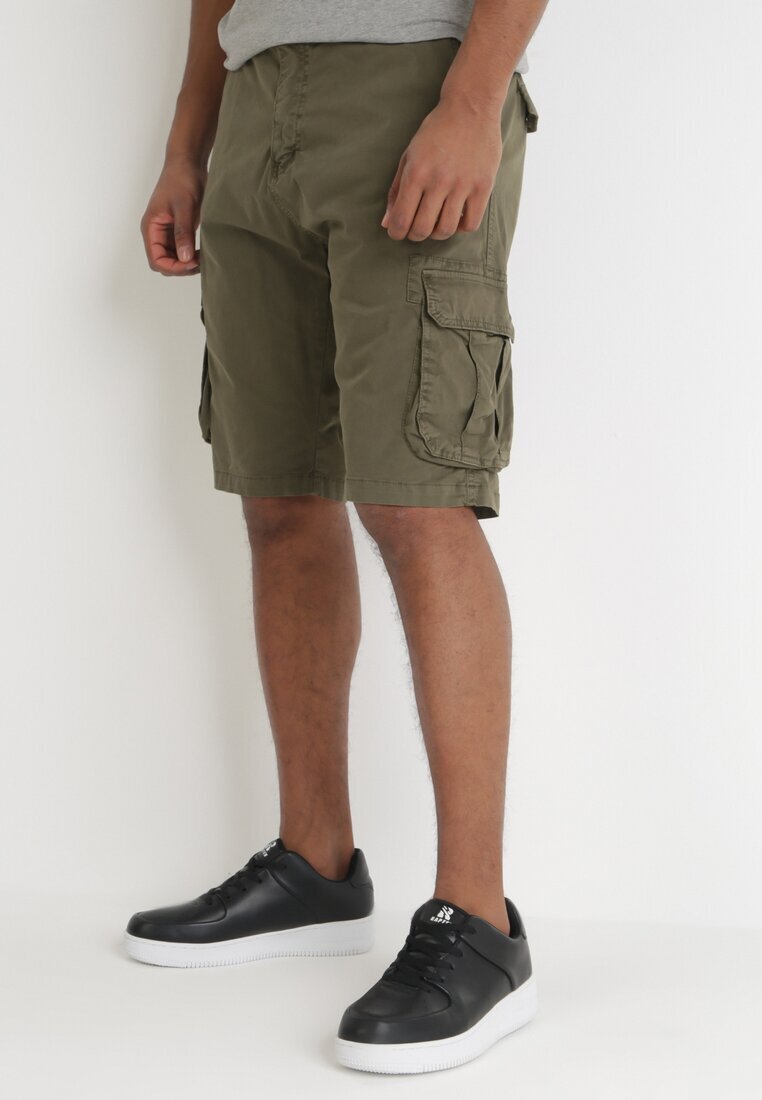  Pantaloni scurți Verzi de bumbac Cargo Valesha