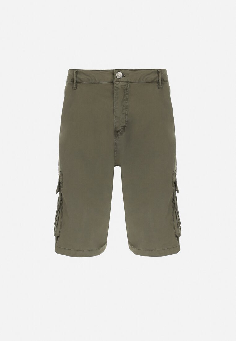  Pantaloni scurți Verzi de bumbac Cargo Valesha
