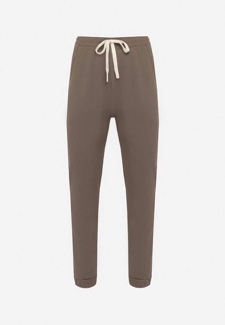  Pantaloni sport Verzi cu Bumbac și Șnururi Arlania