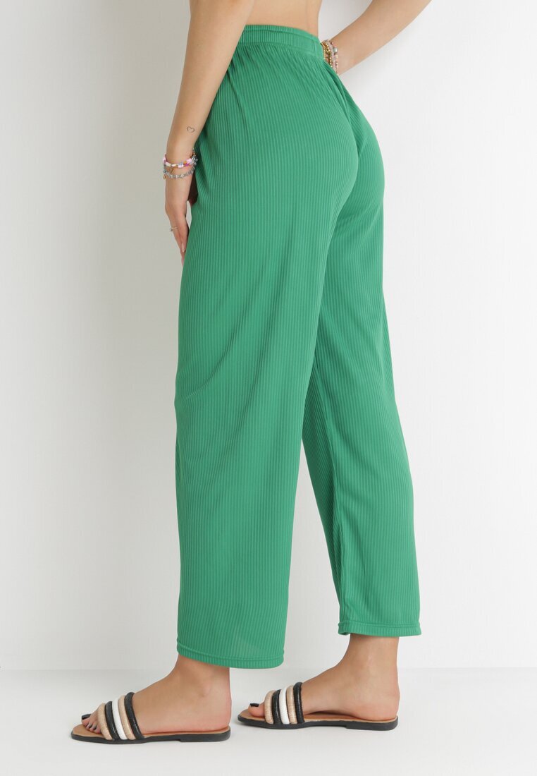  Pantaloni Verzi cu elastic în talie și șnur Trivisa