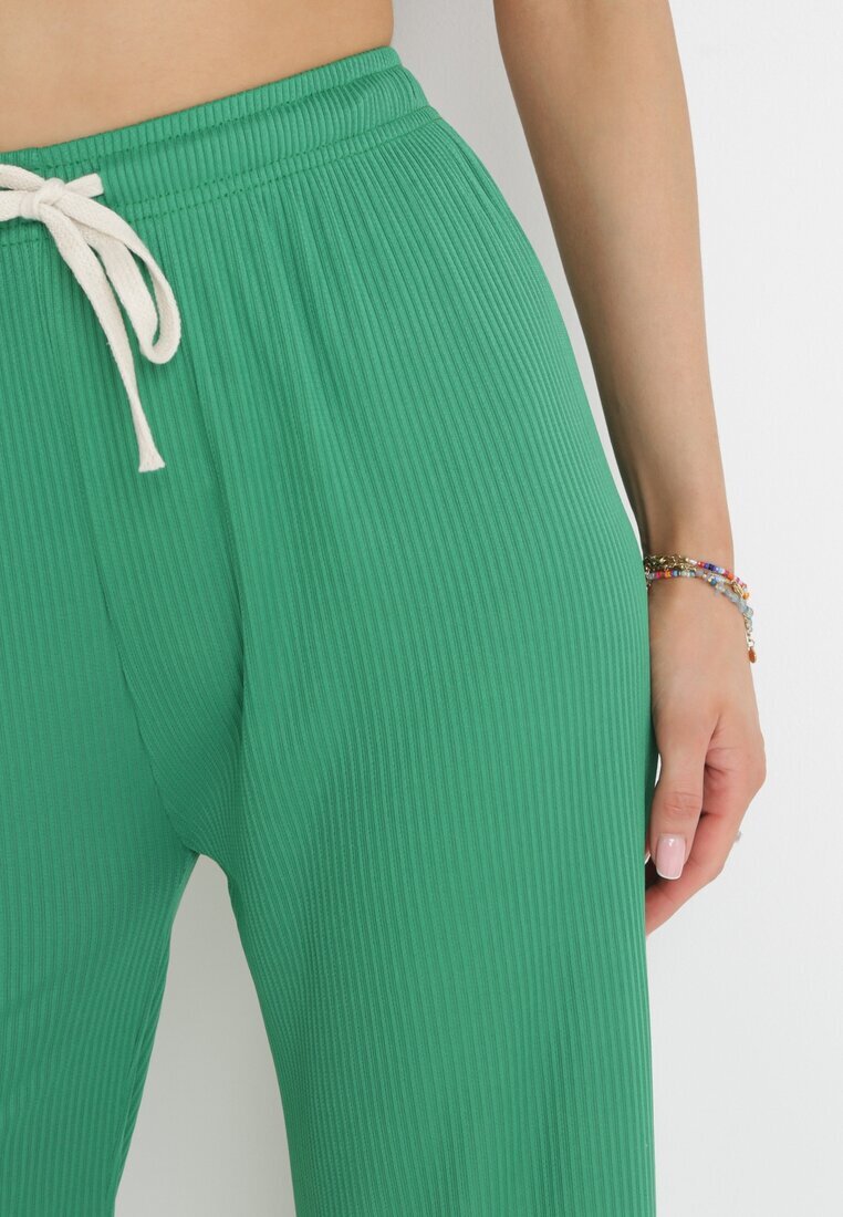  Pantaloni Verzi cu elastic în talie și șnur Trivisa