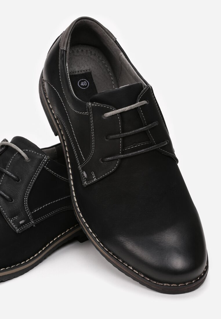  Pantofi casual Negru cu gri