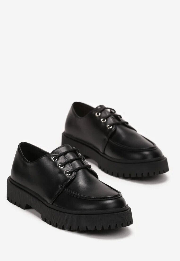  Pantofi Negri cu Protector Leasias