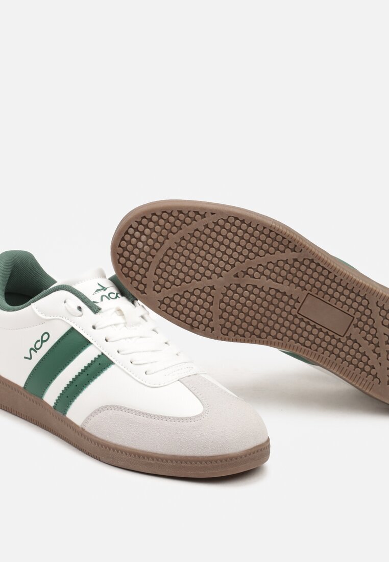  Pantofi sport adidași Alb și Verde cu inserții decorative Cesiyana