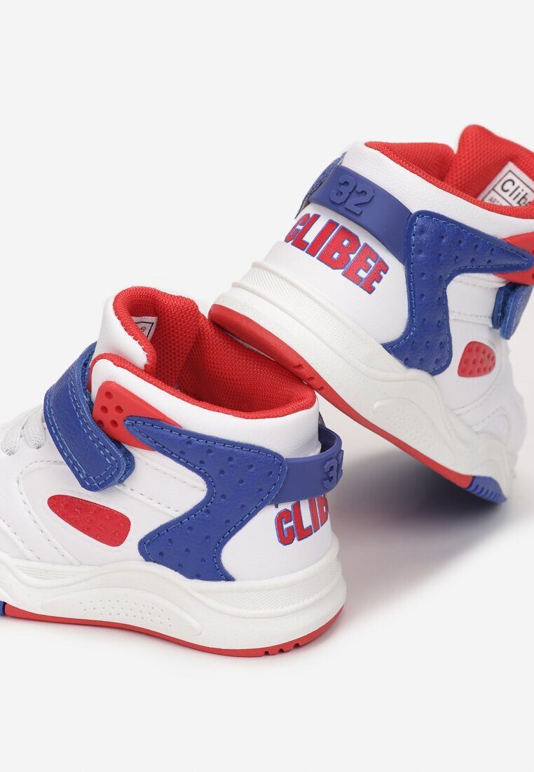  Pantofi sport Alb-Roșu cu scai Karly