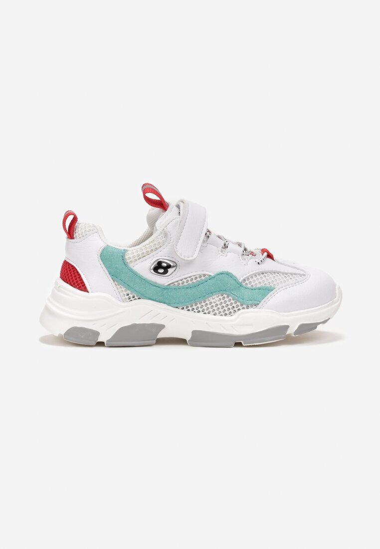  Pantofi Sport Alb-Verde Evitra