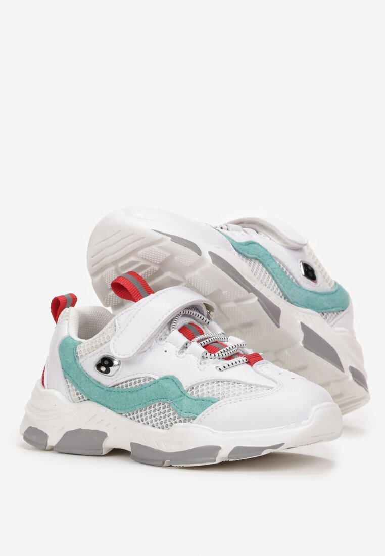  Pantofi Sport Alb-Verde Evitra