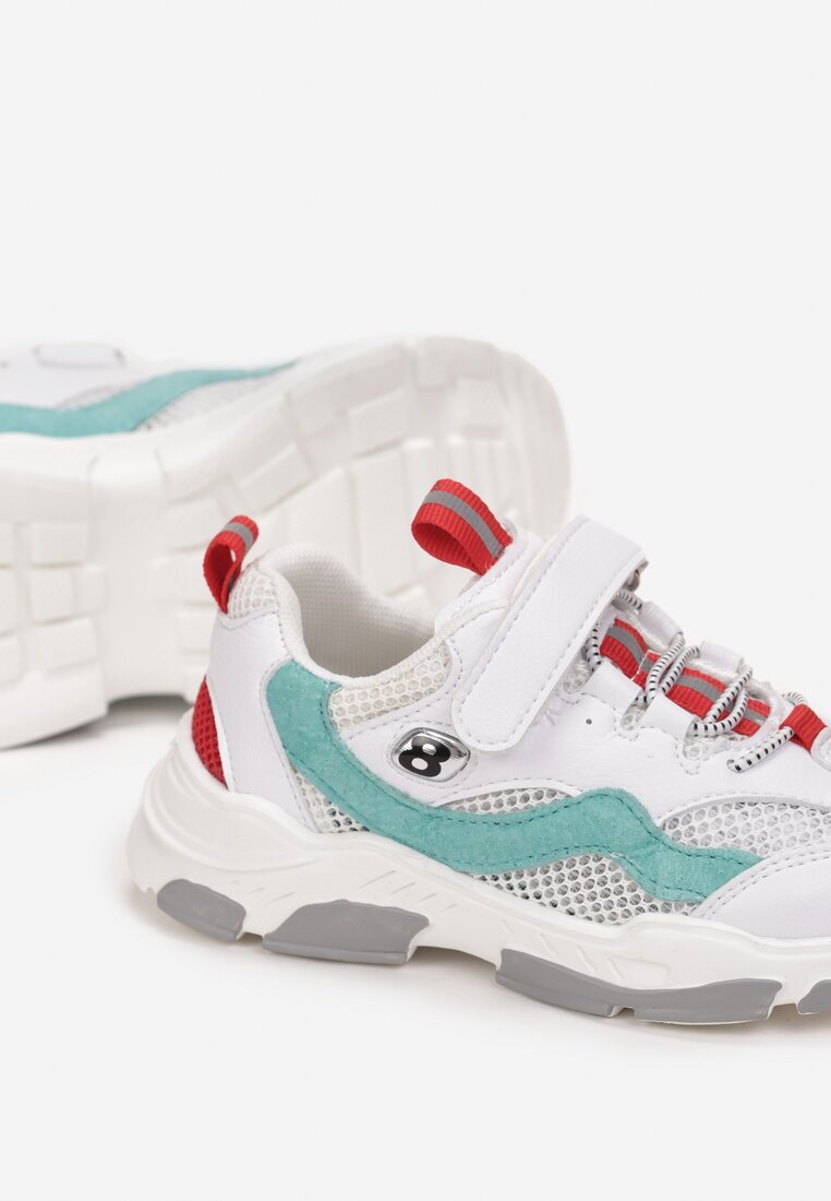  Pantofi Sport Alb-Verde Evitra