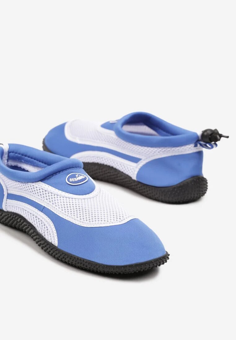  Pantofi sport Albaștri-Albi de apă cu plasă cu talpă flexibilă Camagia