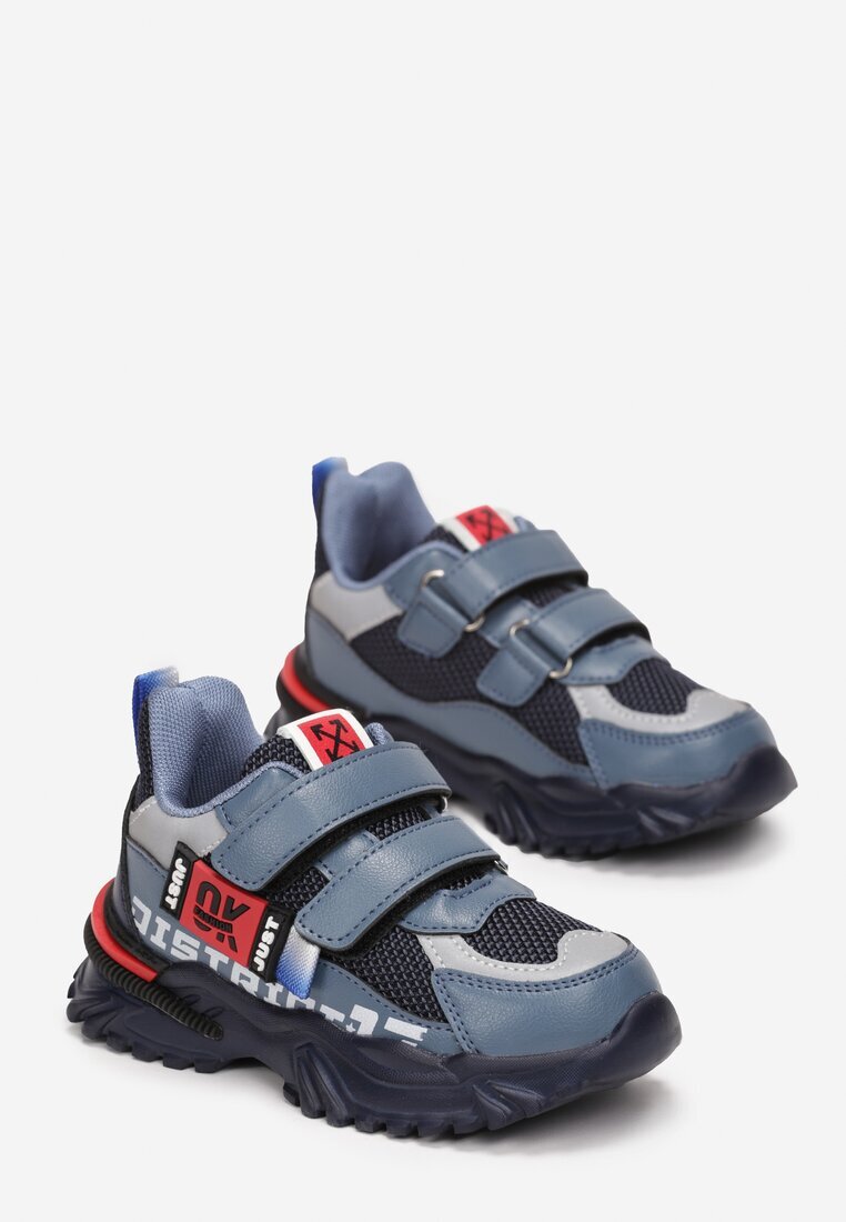  Pantofi Sport Albastri cu Branț din Piele Naturală Immo