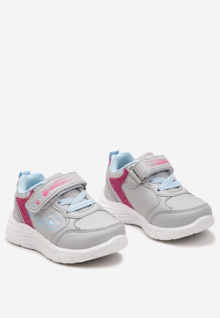  Pantofi Sport Albastru deschis cu Inserții de Sclipici Cu Scai Nyxona