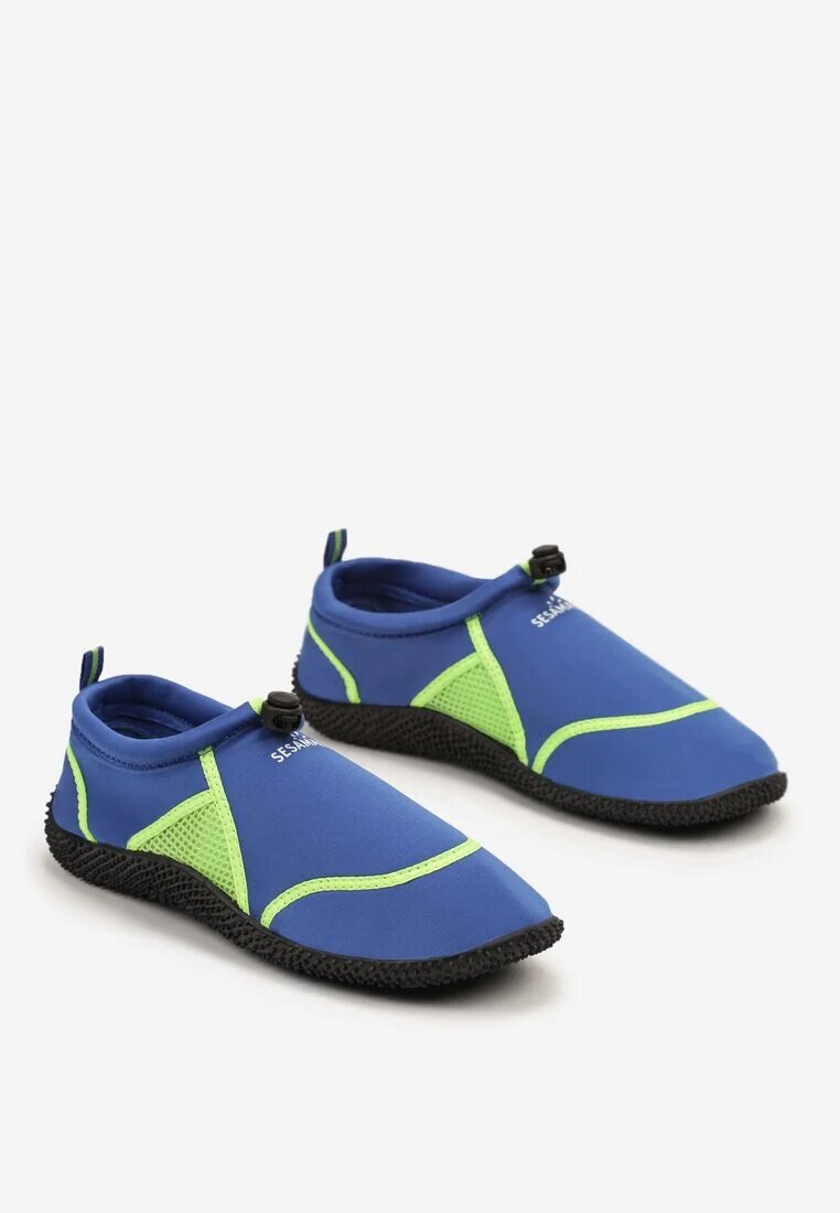  Pantofi Sport Albastru-Verzi Din plasă Slip-on Cu partea superioară elastică Pentru sporturi acvatice Nelinda