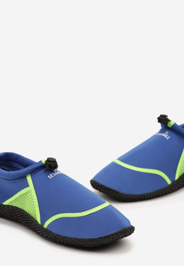  Pantofi Sport Albastru-Verzi Din plasă Slip-on Cu partea superioară elastică Pentru sporturi acvatice Nelinda