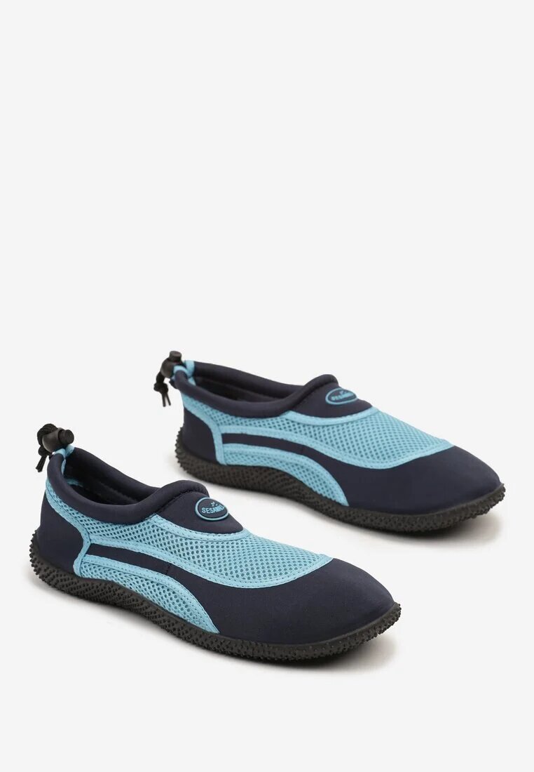  Pantofi Sport Bleumarin-Albastru pentru Apă cu Plasă și Talpă Flexibilă Camagia