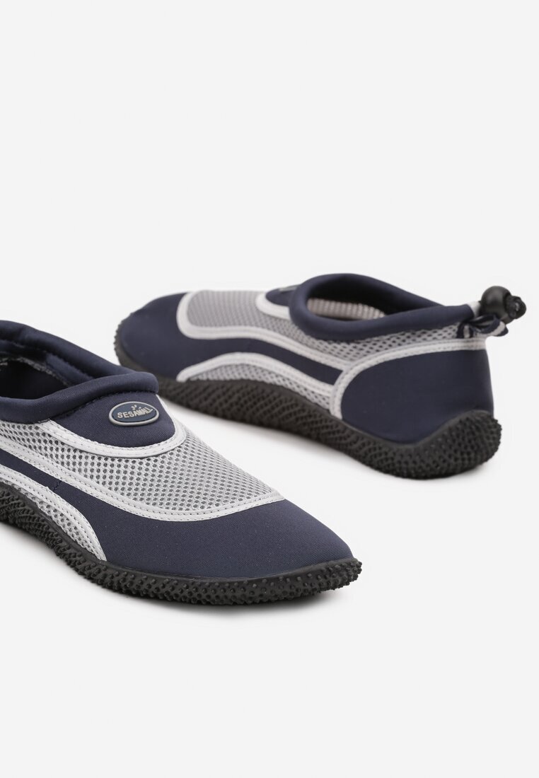  Pantofi Sport Bleumarin-Gri de Apă din Plasă cu Talpă Flexibilă Camagia