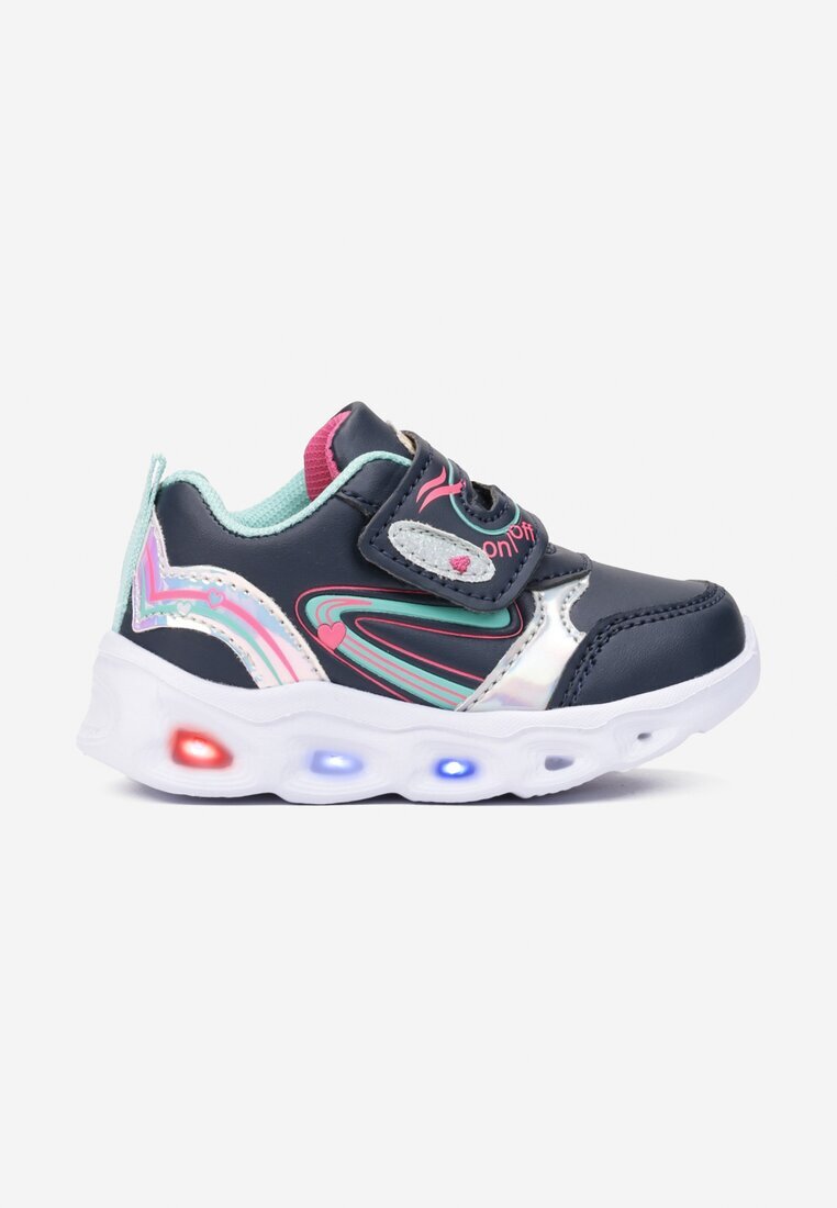  Pantofi Sport Bleumarin-Mentă LED Myrarpia