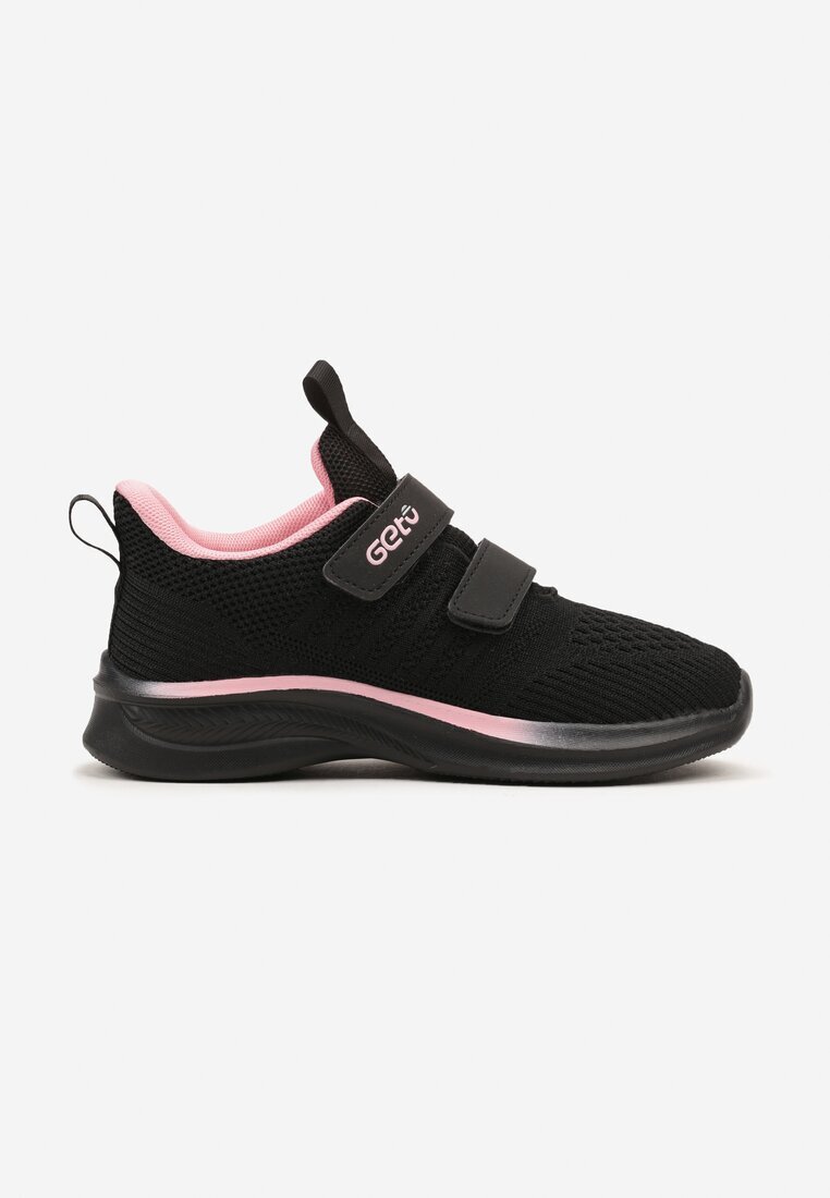  Pantofi Sport Clasici Negru-Roz cu scai Trigla