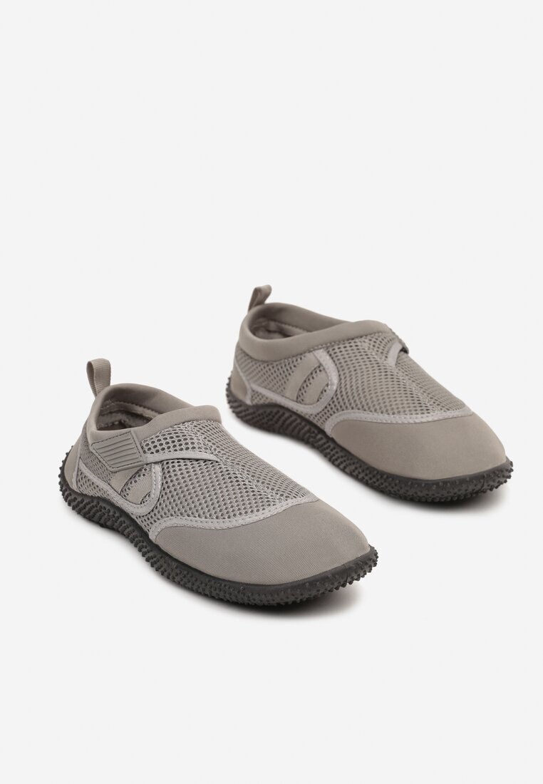  Pantofi Sport Gri Plati Slip-on de Apă Cu Perforații Rivanema