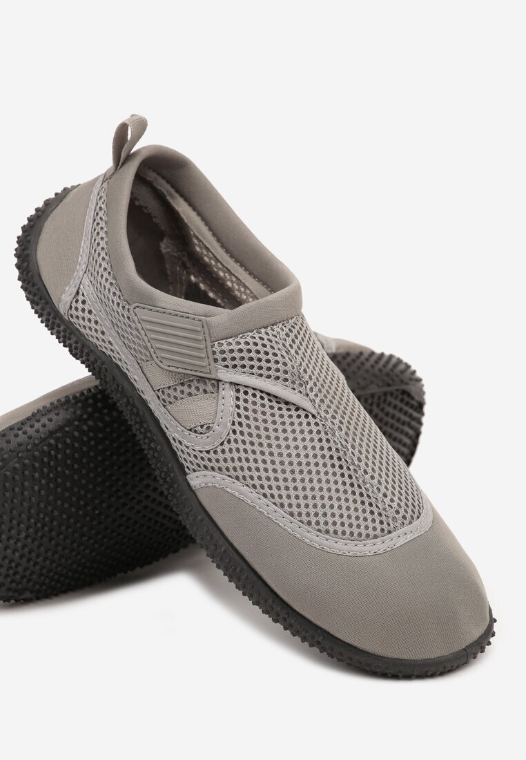  Pantofi Sport Gri Plati Slip-on de Apă Cu Perforații Rivanema