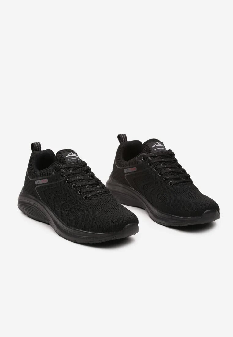  Pantofi Sport Negre Plate Clasice cu Șireturi Clarilla