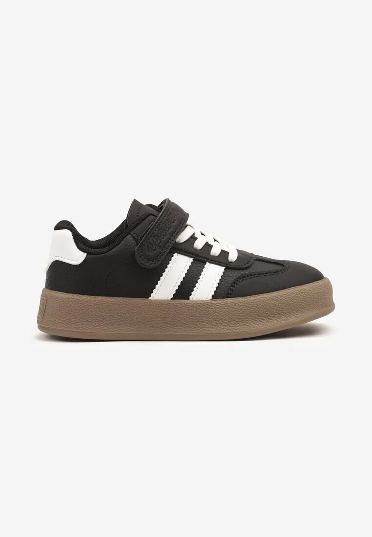  Pantofi Sport Negri Adidași Tenisi cu Branț din Piele și Curele Felresil