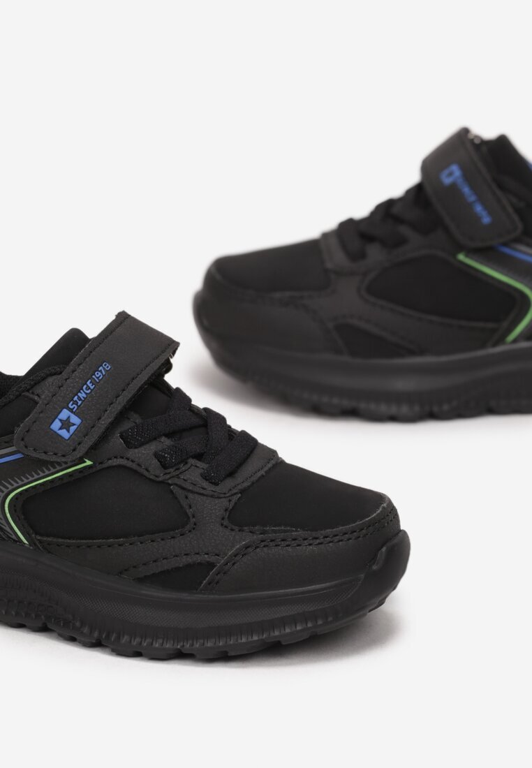  Pantofi Sport Negri-Albaștri cu Scai Briel