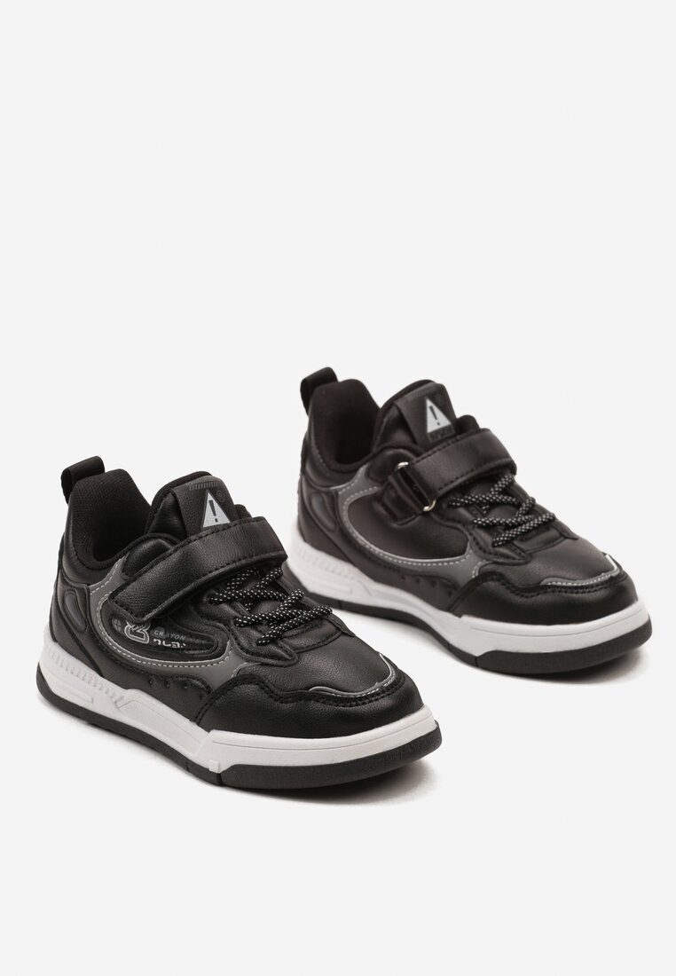  Pantofi Sport Negri cu închidere Velcro și șireturi decorative Lovira