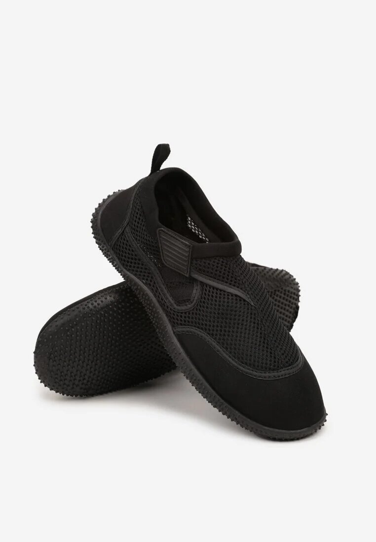  Pantofi sport Negri Slip-on Plați pentru Apă Decorați cu Perforații Rivanema