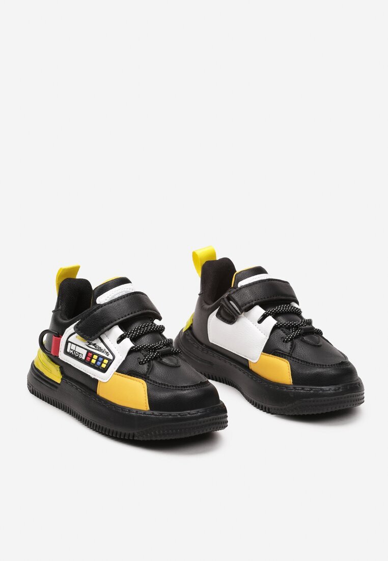  Pantofi sport Negru-Galben Timene