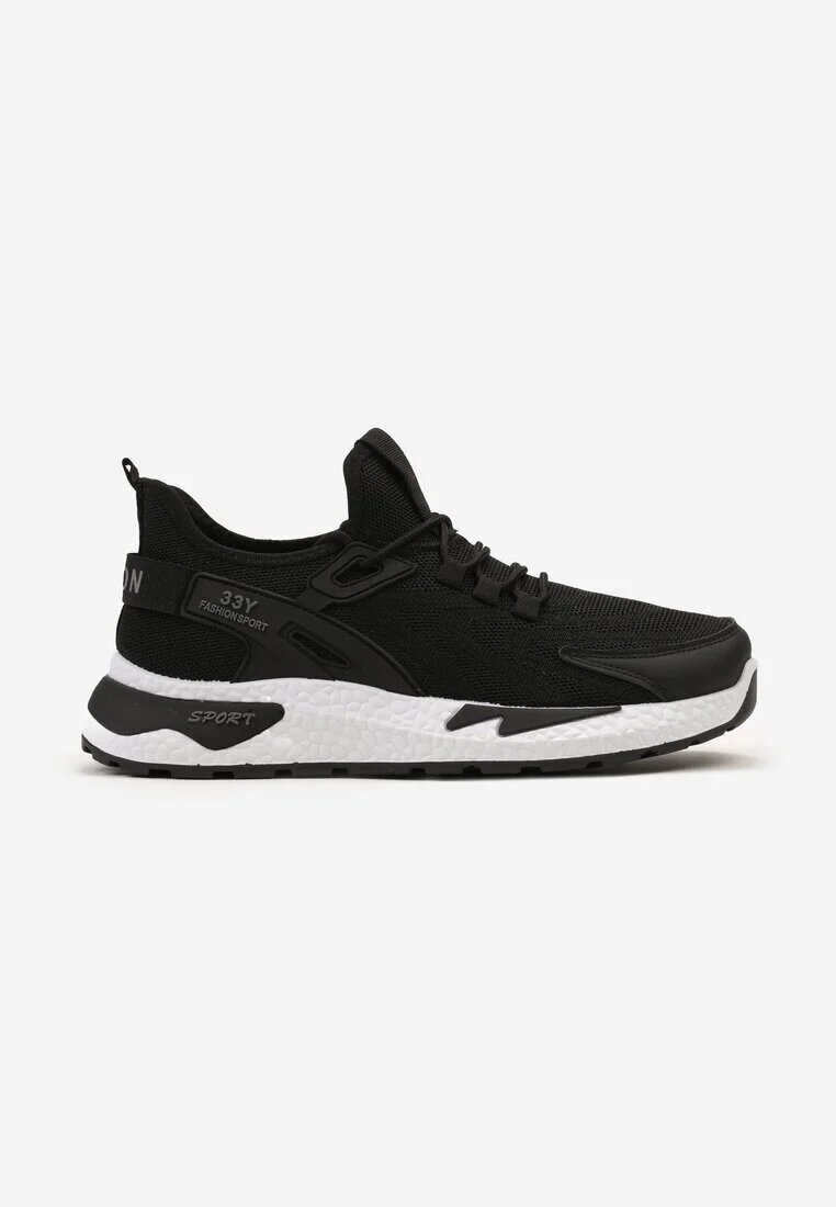  Pantofi sport Negru-Gri sub gleznă slip-on cu carâmb elastic Ripavela