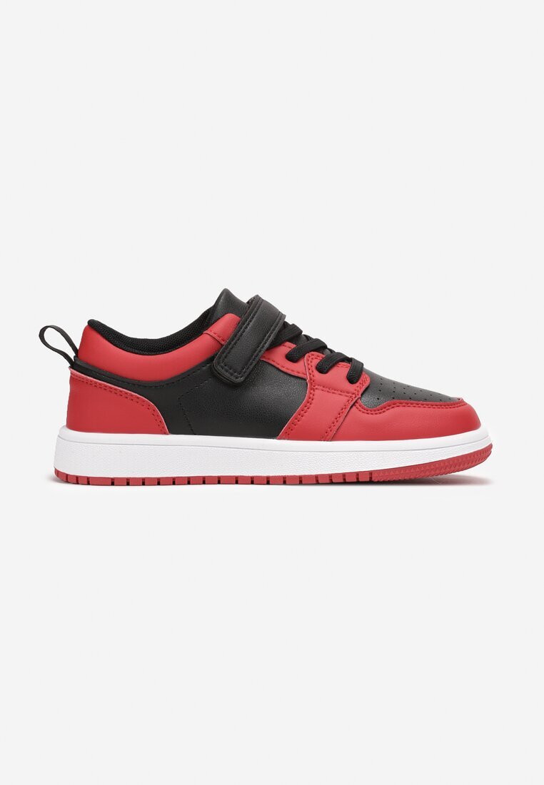  Pantofi sport Negru-Roșu Plati Cu scai și șireturi Haelia