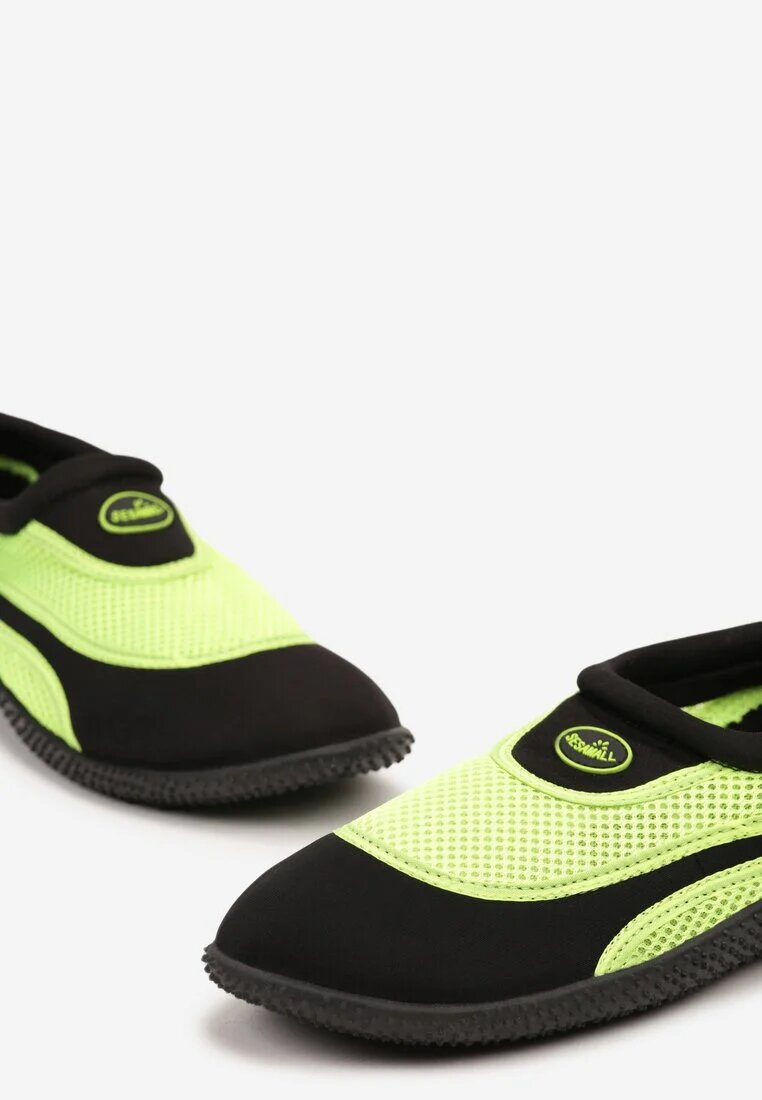  Pantofi sport Negru-Verde de apă din plasă cu talpă flexibilă Camagia