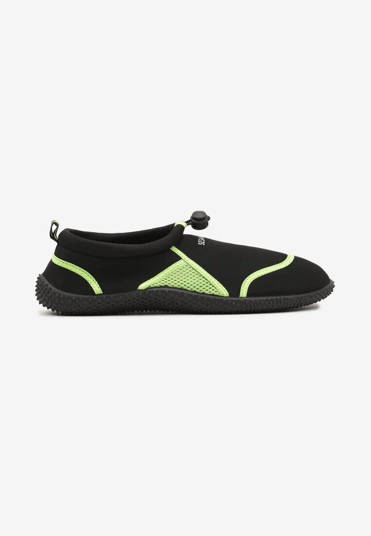  Pantofi Sport Negru-Verde din plasă slip-on cu parte superioară flexibilă pentru sporturi acvatice Nelinda