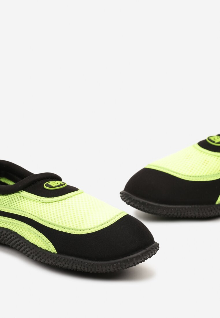  Pantofi Sport Plati Negru-Verde pentru Apă Renelsea