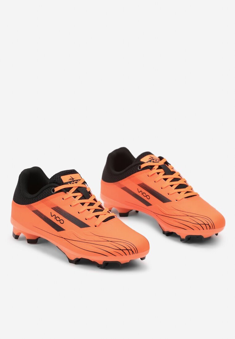  Pantofi Sport Portocalii Crampoane cu Scris Decorativ Verisaele