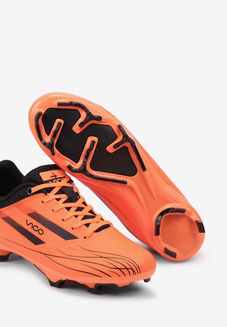  Pantofi Sport Portocalii Crampoane cu Scris Decorativ Verisaele