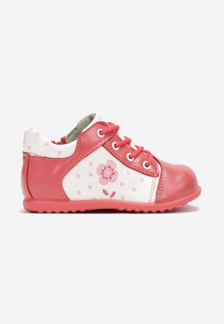  Pantofi sport roz cu șireturi cu fermoar cu aplicație colorată Simalle