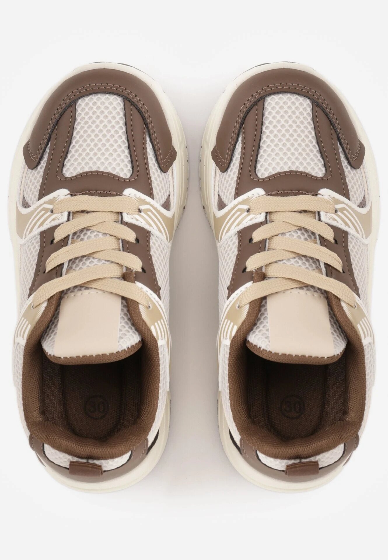  Pantofi sport sneakers cu model geometric și în relief Oliteia Maro
