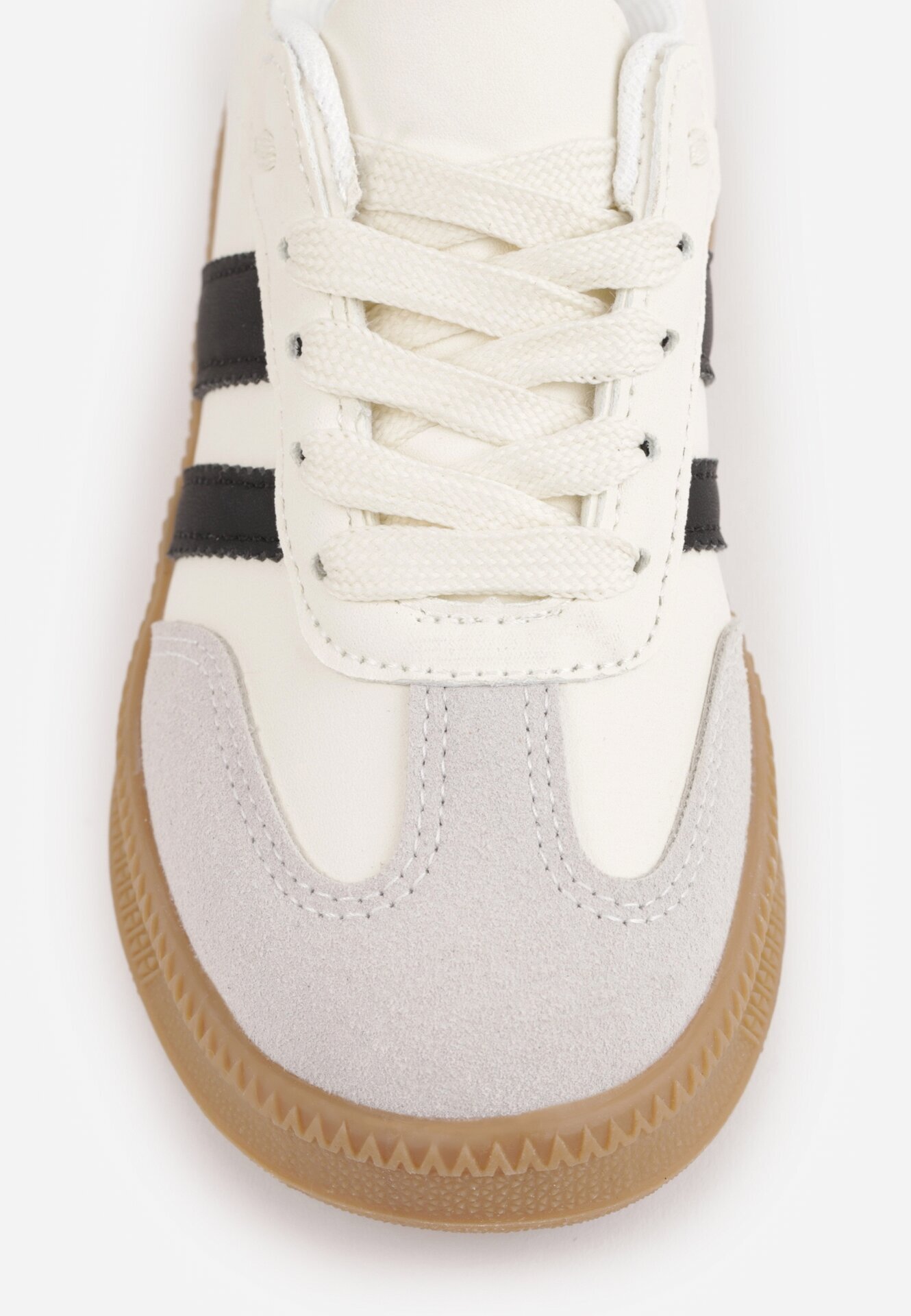  Pantofi sport sneakers în stil retro cu vârf larg Shaima Bej
