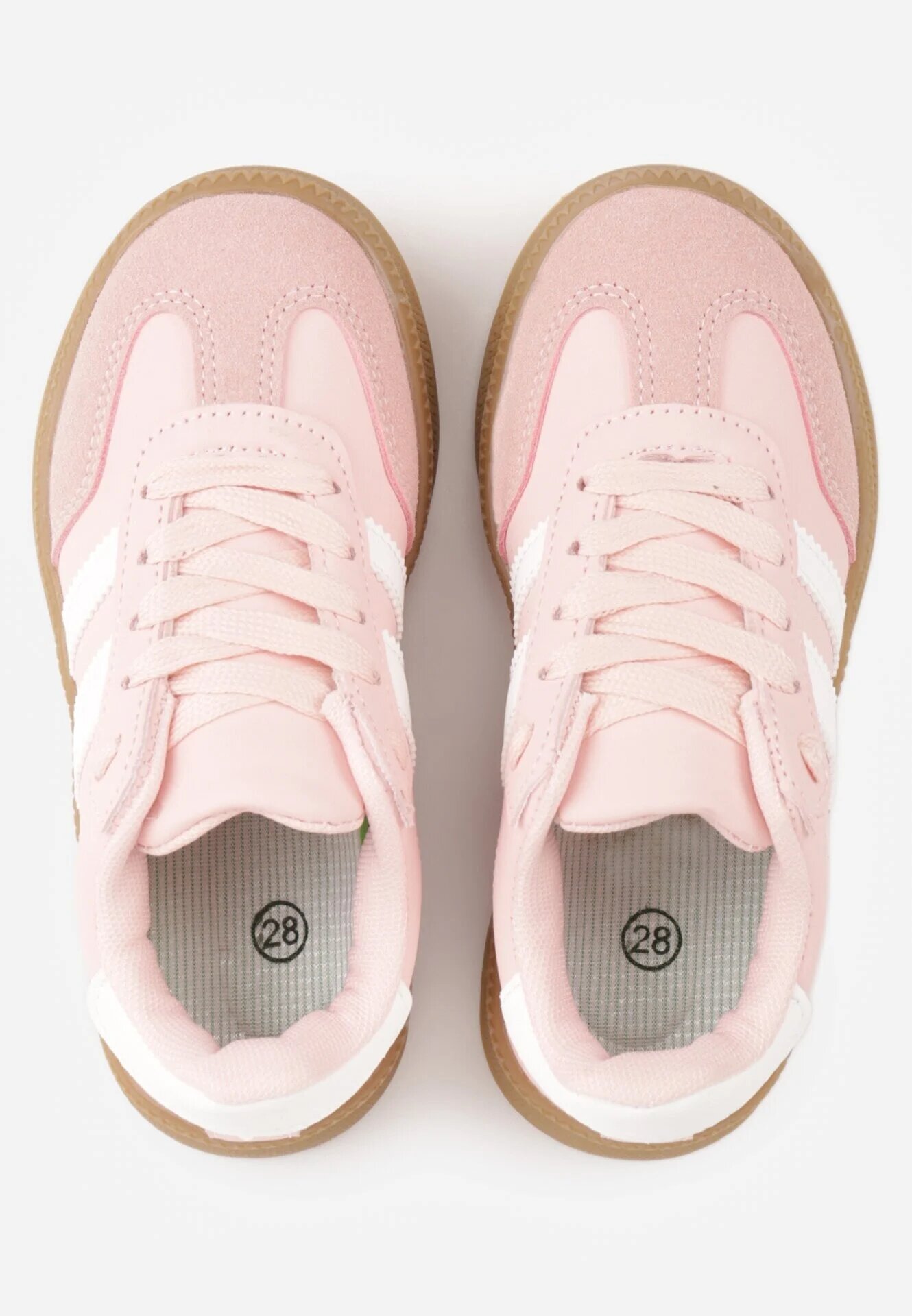  Pantofi sport sneakers în stil retro cu vârf larg Shaima Roz