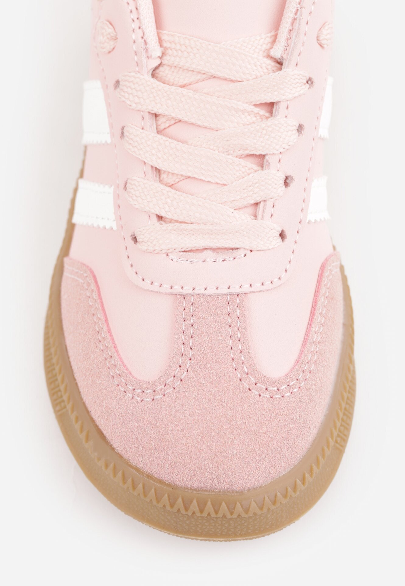  Pantofi sport sneakers în stil retro cu vârf larg Shaima Roz