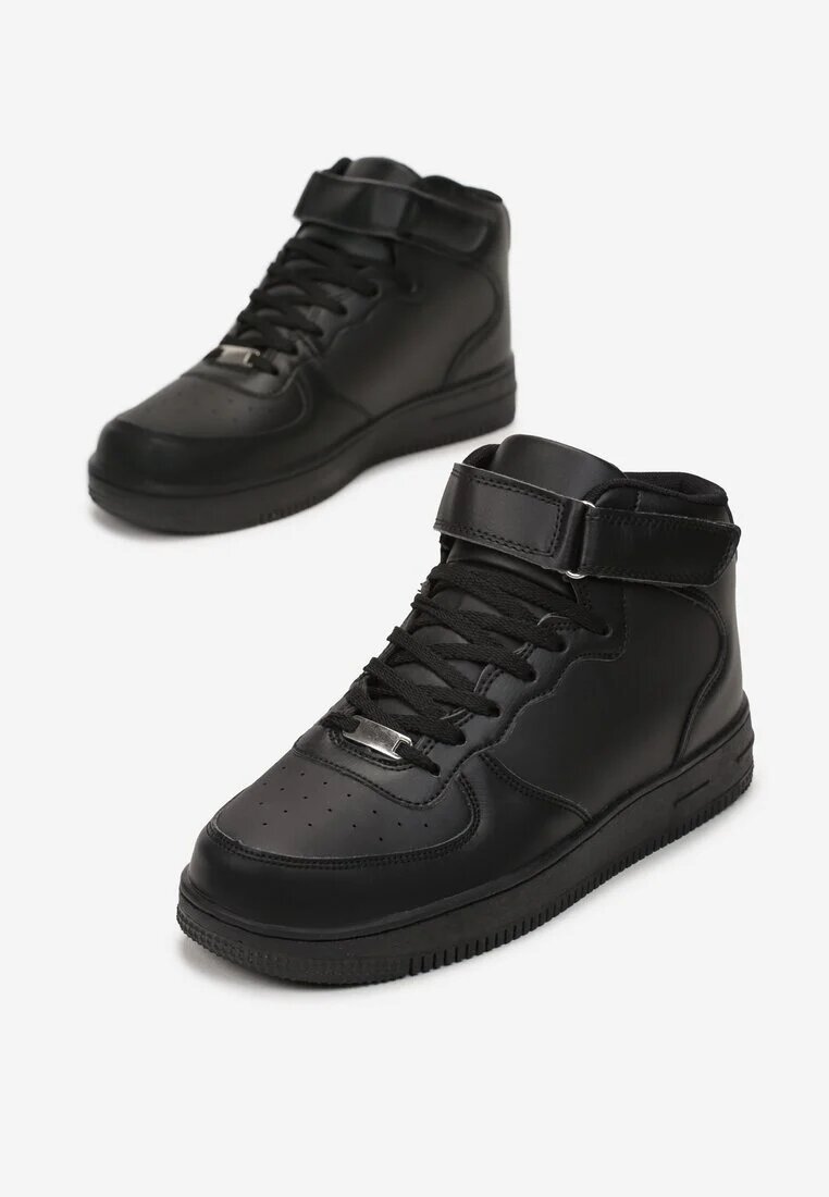  Pantofi Sport Tip Sneakers Negri Peste Gleznă Cu Scai Rayanne