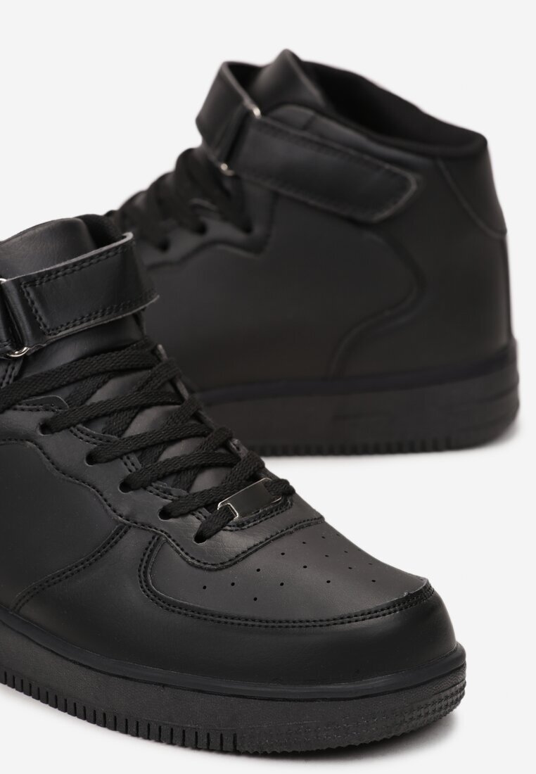  Pantofi Sport Tip Sneakers Negri Peste Gleznă Cu Scai Rayanne