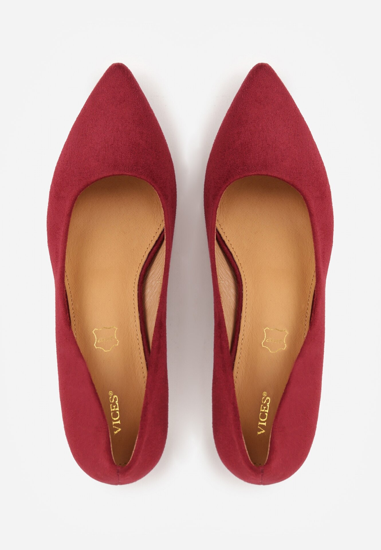  Pantofi stiletto clasici Bordo Ovirissa