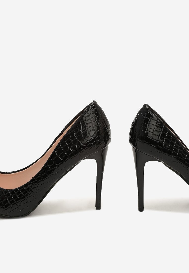  Pantofi stiletto Negre Hamster