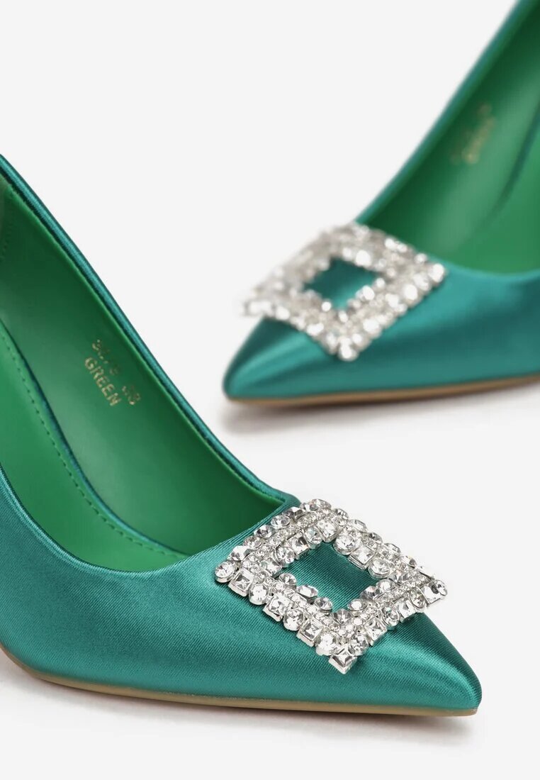  Pantofi stiletto Verzi